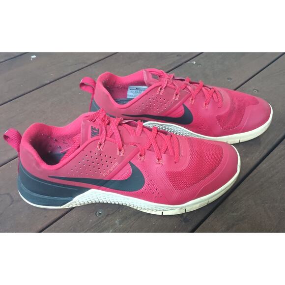 NIKE METCON 1 FLYWIRE CROSS TRAINING SHOE 704688 616 MENS 11.5 RED - Picture 15 of 15